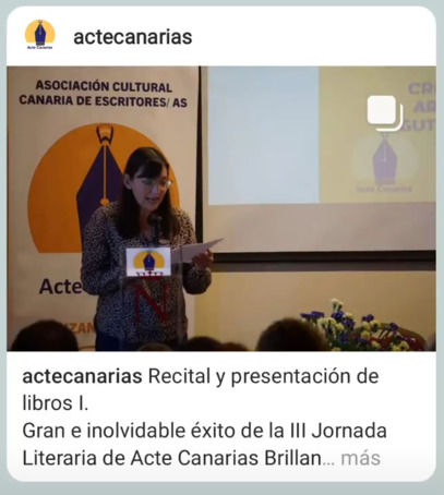 Acte Canarias Cristina Arvelo