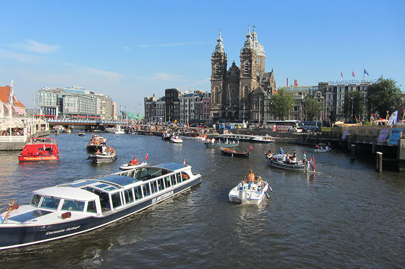 Gran Canal en Ámsterdam