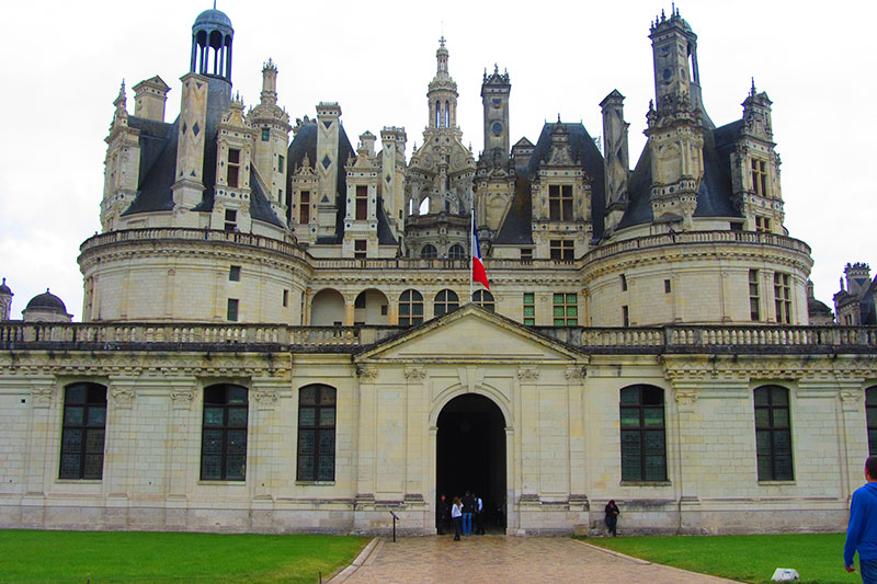 Castillo de Chambord en Francia.