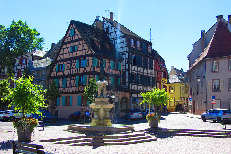 Colmar en las Postales de Francia