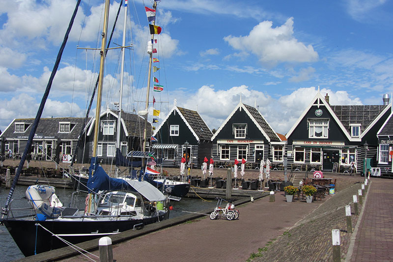 Muelle de Marken en los Países Bajos