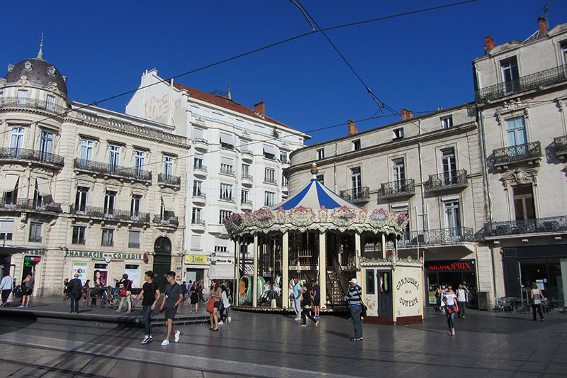 Montpellier en las Postales de Francia