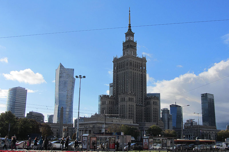 Palacio de la Cultura y la Ciencia en Varsovia