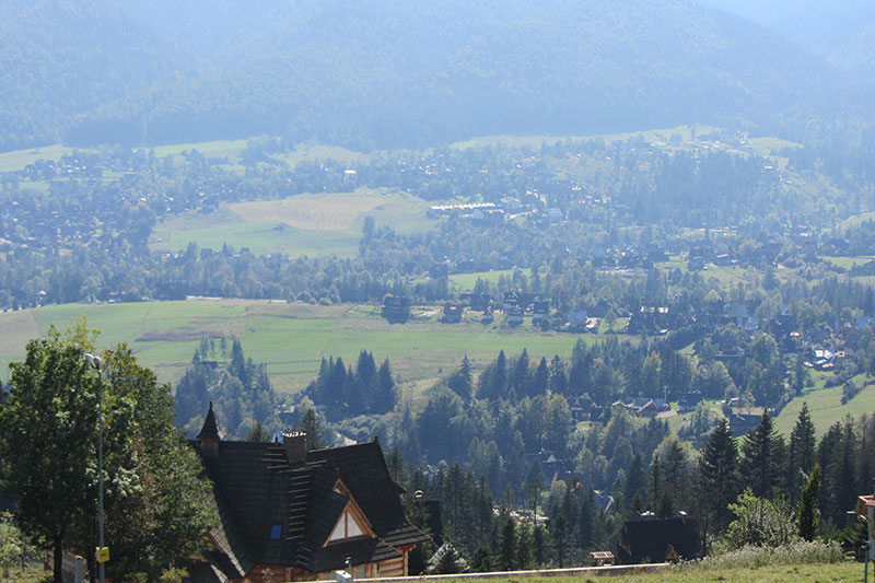 Vistas de Zakopane en las Postales de Polonia