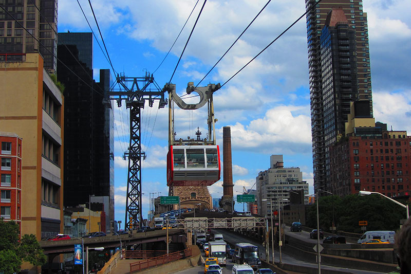 Ossevelt Island Tramway en Nueva York