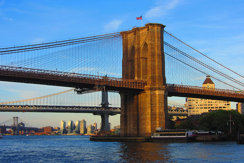 Puente de Brooklyn en Nueva York