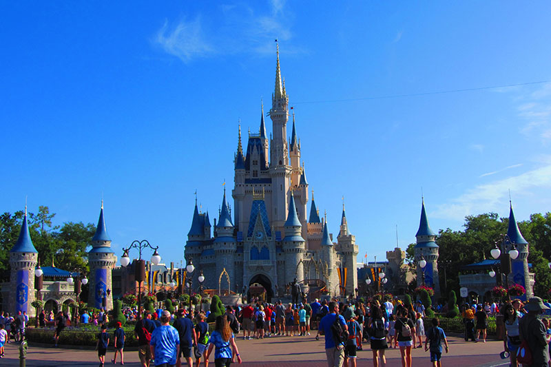 Castillo de la cenicienta en Disney Magic Kingdom