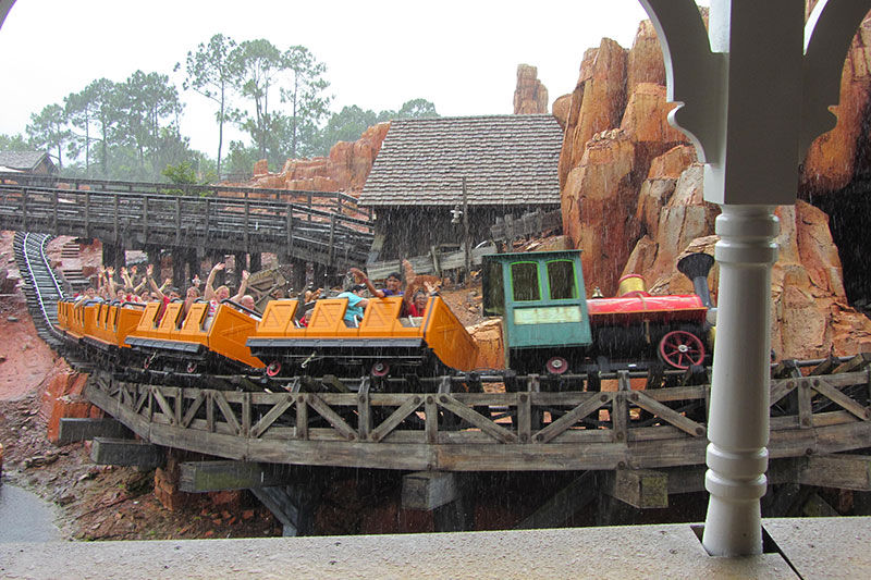 Montaña rusa en Disney Magic Kingdom