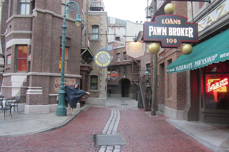 Platos de película en Universal Studios Florida