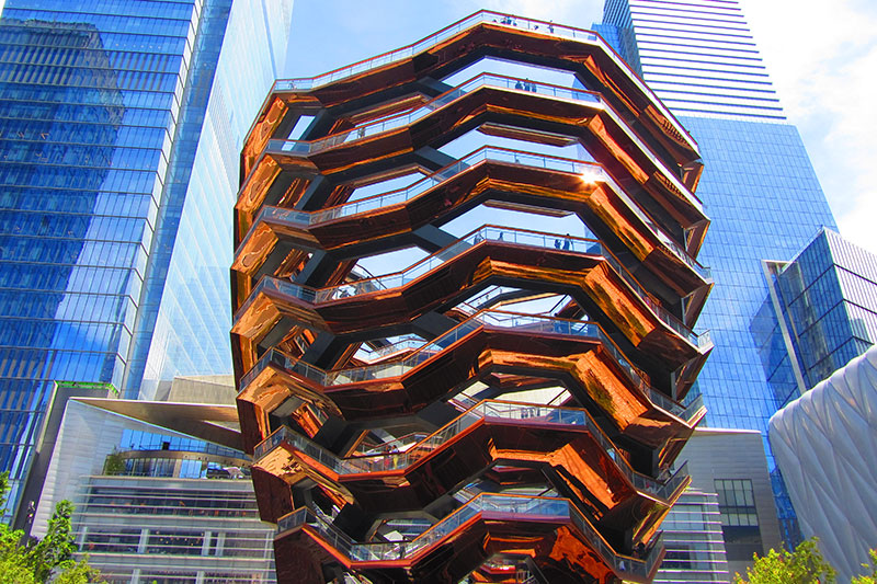 Edifico Vessel en Hudson Yards en Nueva York