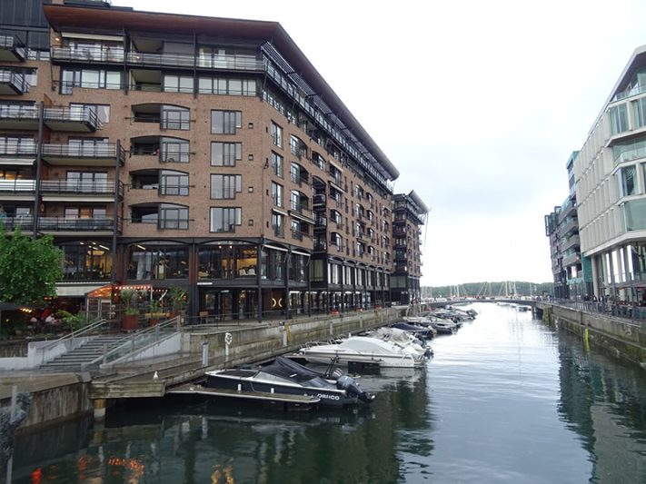 Muelle Aker Brygge en Olso