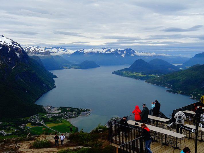 Vistas desde el mirador de Rampestreken