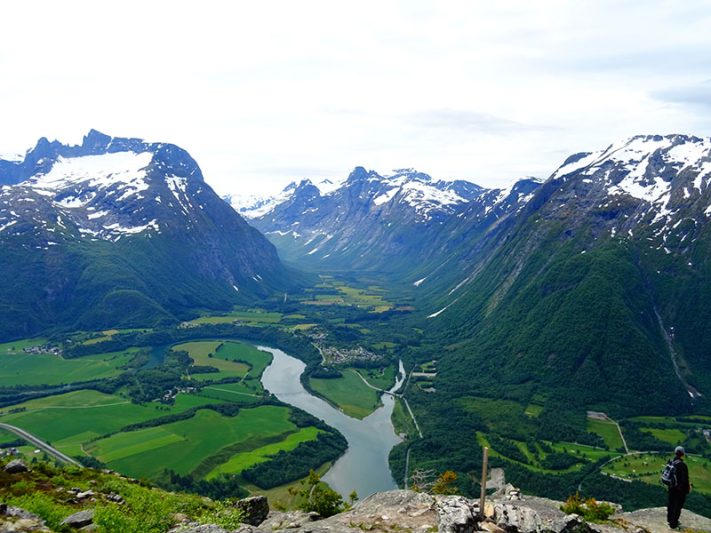 Vista del valle de Andalsnes