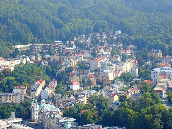 Diana Observation Tower en Karlovy Vary