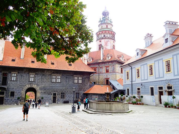 Plaza del Castillo de Český Krumlov