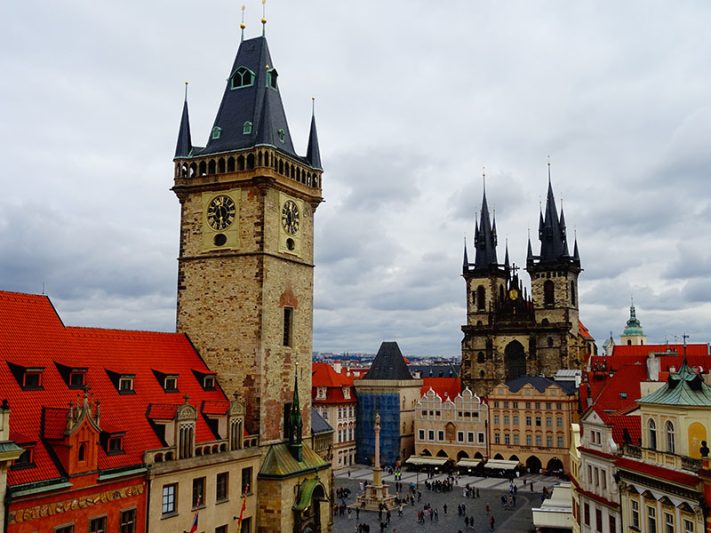 Plaza de la Ciudad Vieja en Praga