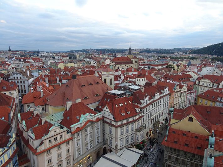 Vistas de la Ciudad Vieja de Praga desde la Torre del Ayuntamiento