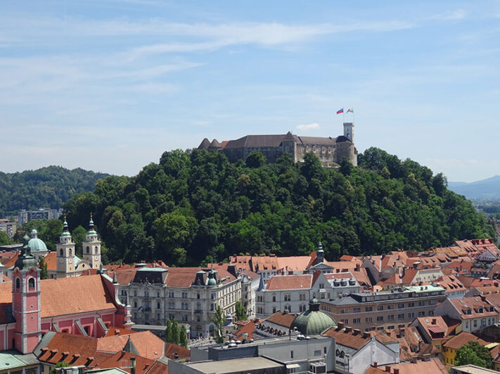 Castillo de Liubliana en Eslovenia