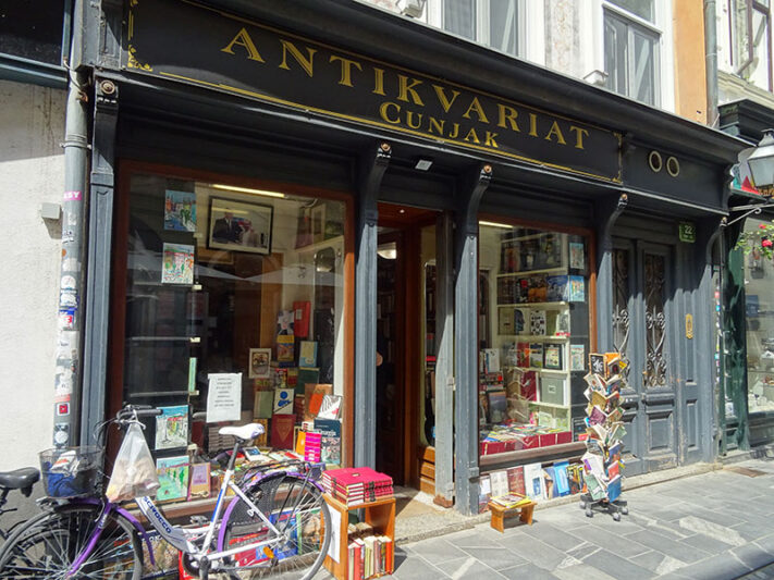 Librería en Liubliana en Eslovenia
