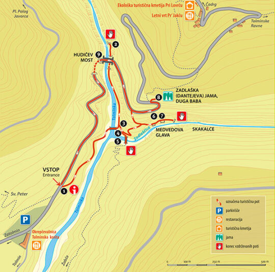 Plano de Tolmin Gorge