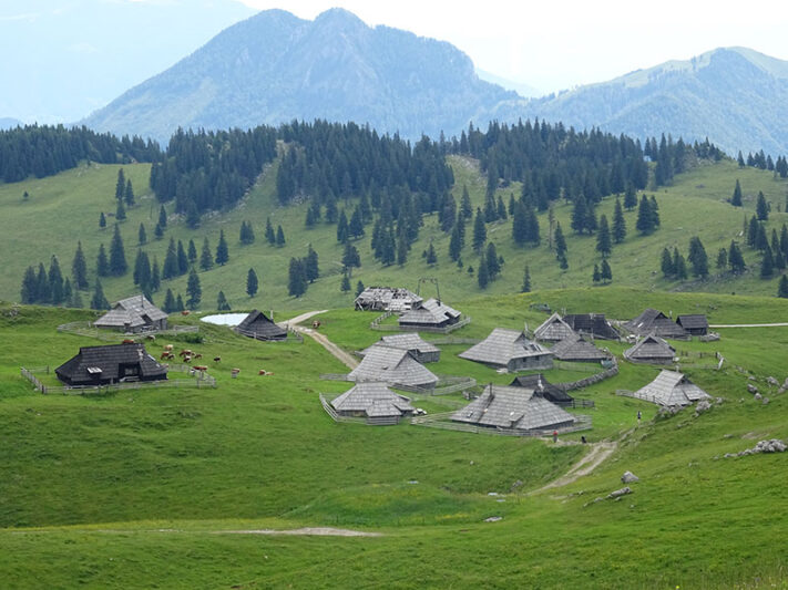 Velika Planina en Eslovenia