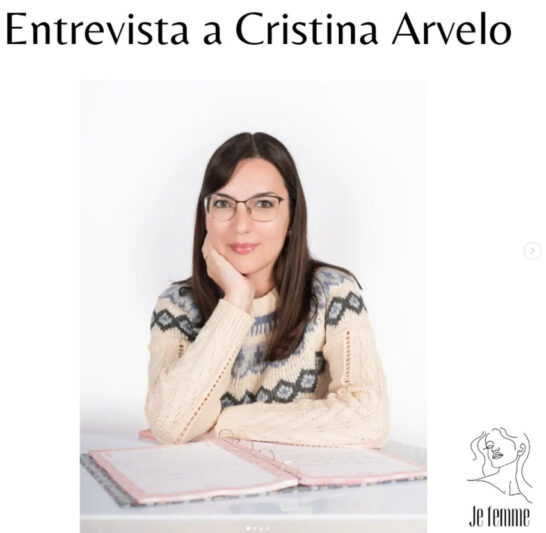 Entrevista Cristina Arvelo Escritora Je Femme