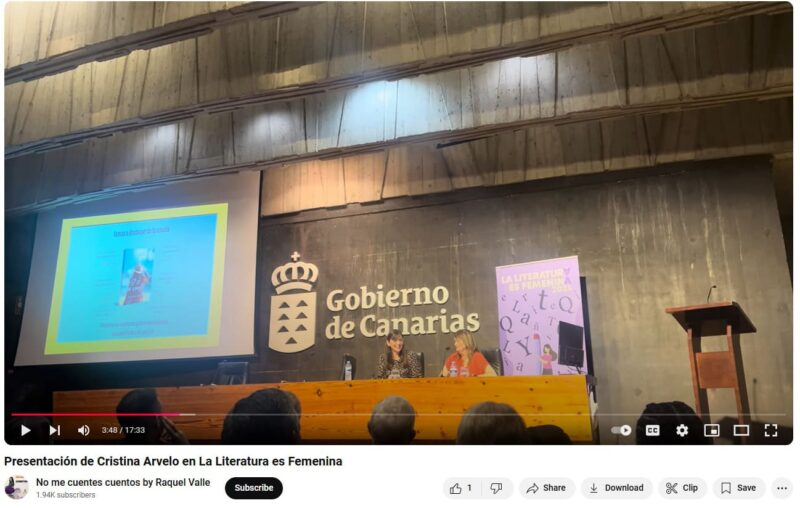Cristina Arvelo La Literatura es Femenina