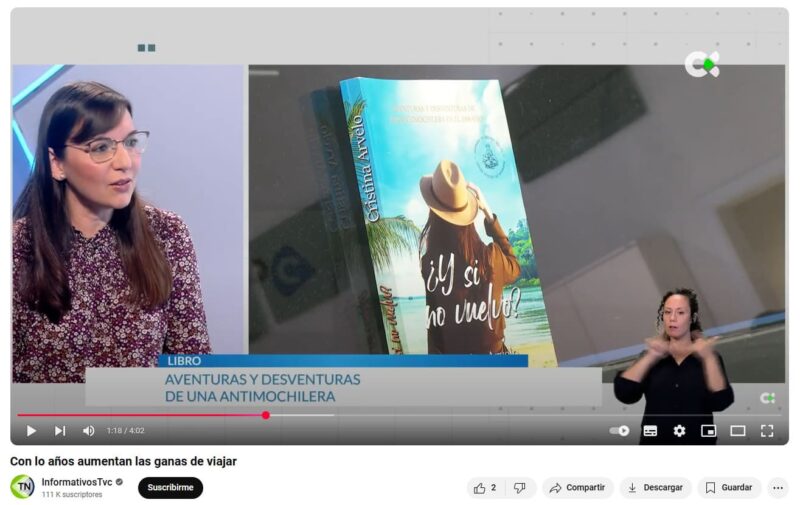 Televisión Canaria Entrevista Cristina Arvelo