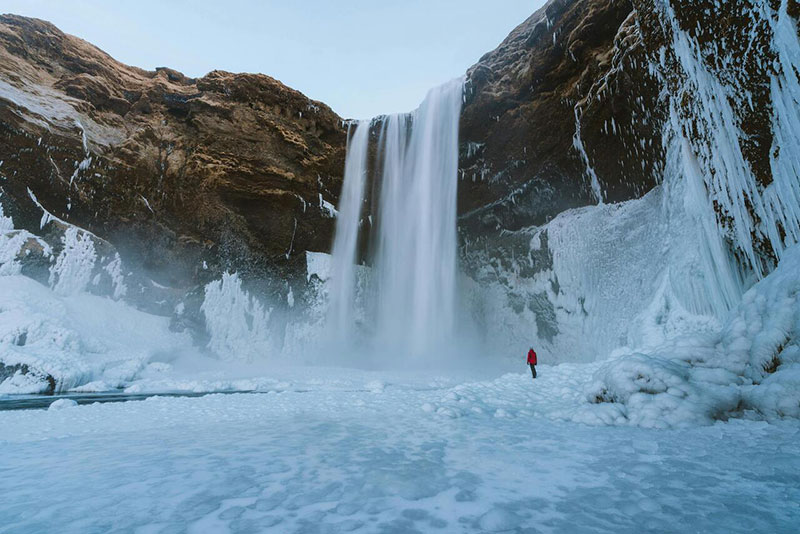 Islandia en 5 días, cascadas de Skógafoss