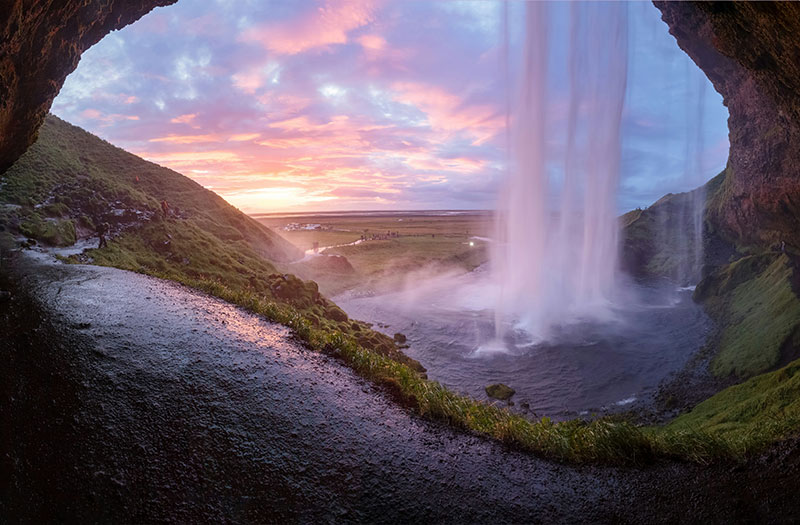 Cascada Seljalandsfoos en Islandia