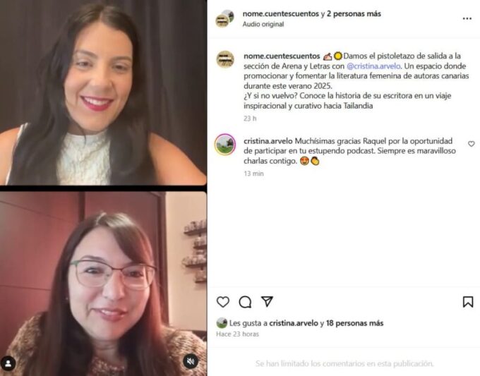Podcast No me cuentes cuentos - Cristina Arvelo