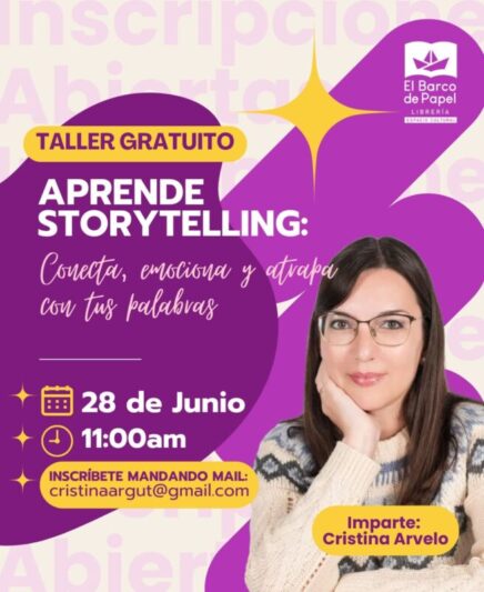 Taller Storytelling Cristina Arvelo