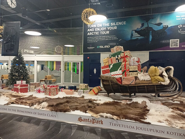 Aeropuerto de Rovaniemi en Laponia