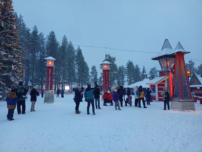 Círculo Polar Ártico en Laponia