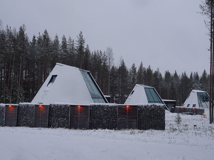 Iglús en Laponia Rovaniemi