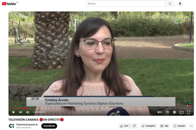 Televisión Canaria Cristina Arvelo