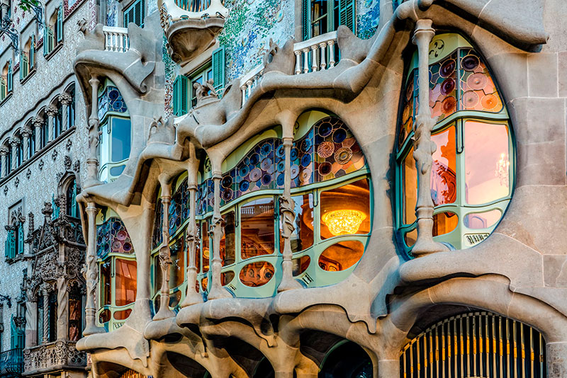 Fachada Tribuna de la Casa Batlló