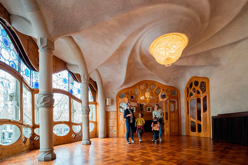 Planta interior de la Casa Batlló