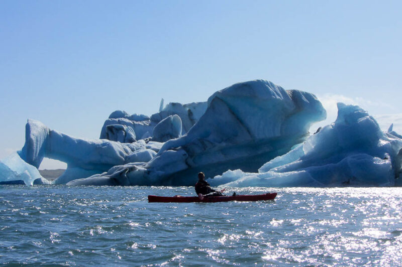 Laguna Jökulsárlón en Islandia