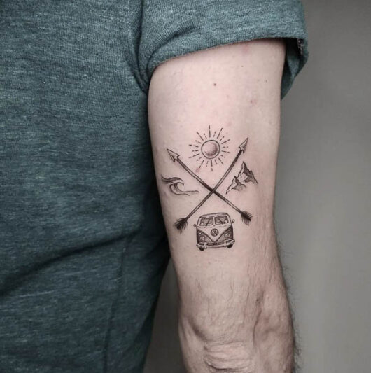 Tatuaje de camper