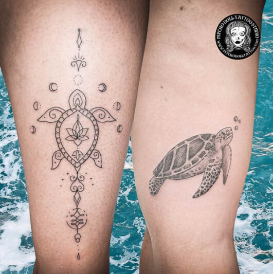Tatuaje de tortuga