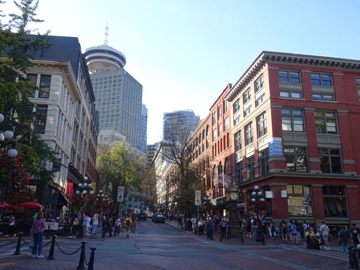 Calles de Vancouver en Canadá