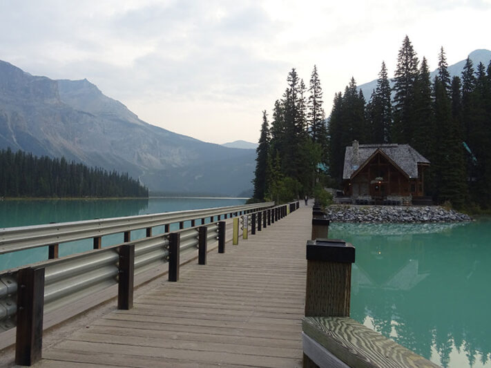 Emerald Lake en las Rocosas