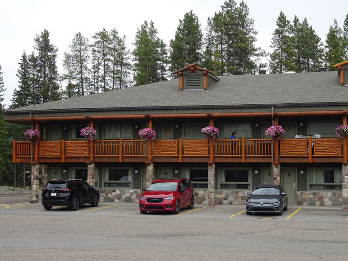 Hotel en el Lago Louise en Canadá