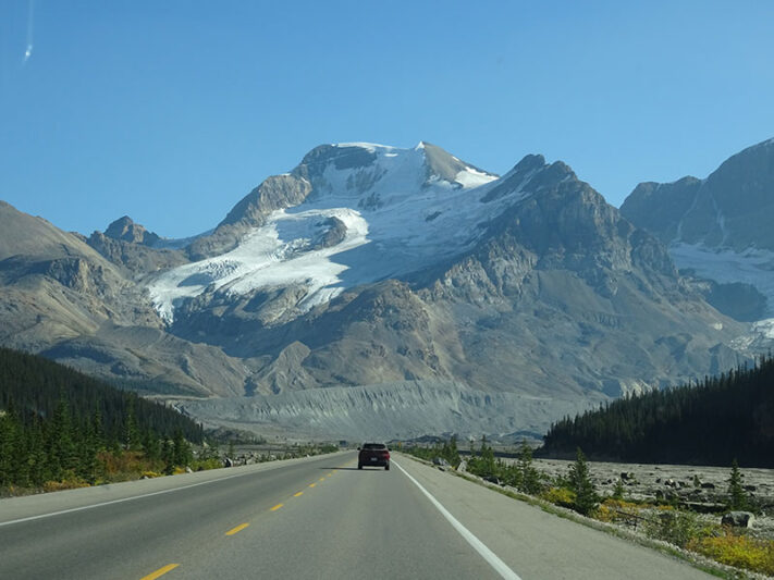 Icefields Parkway en Canadá