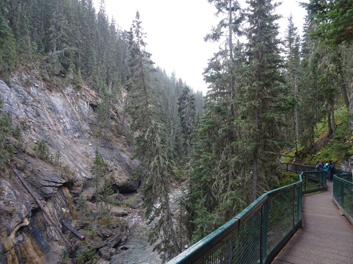 Johnston Canyon en Banff