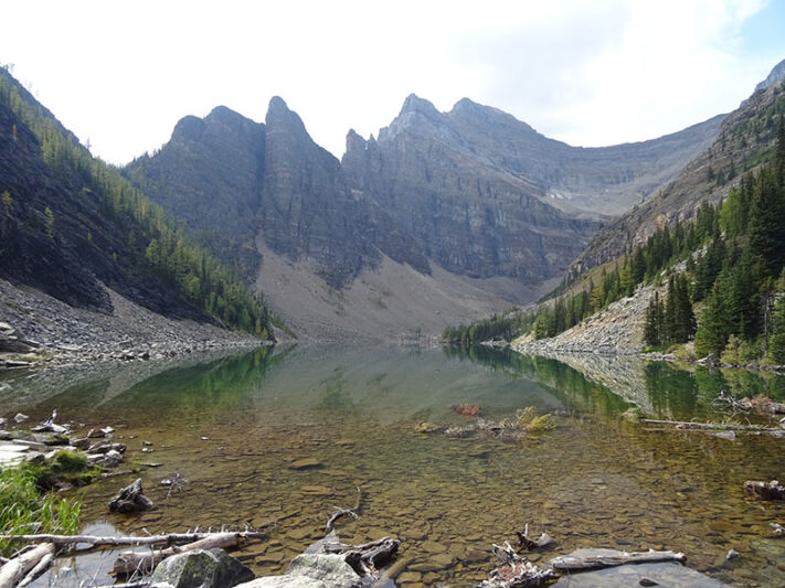 Lago Agnes en Canadá