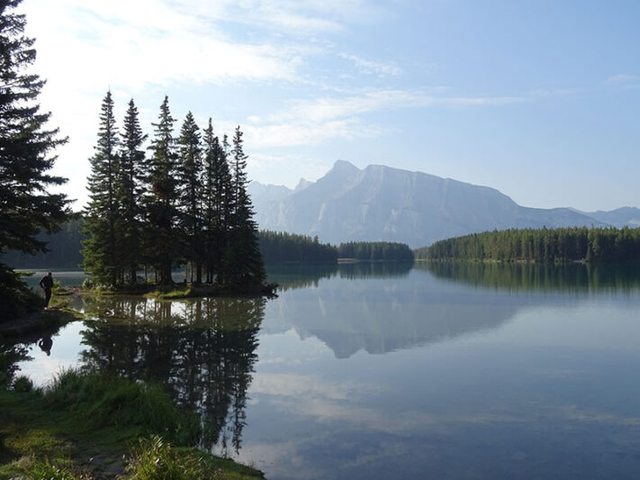Lago en Canadá naturaleza