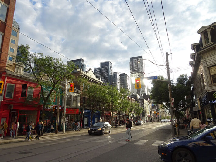 Calles de Toronto en Canadá