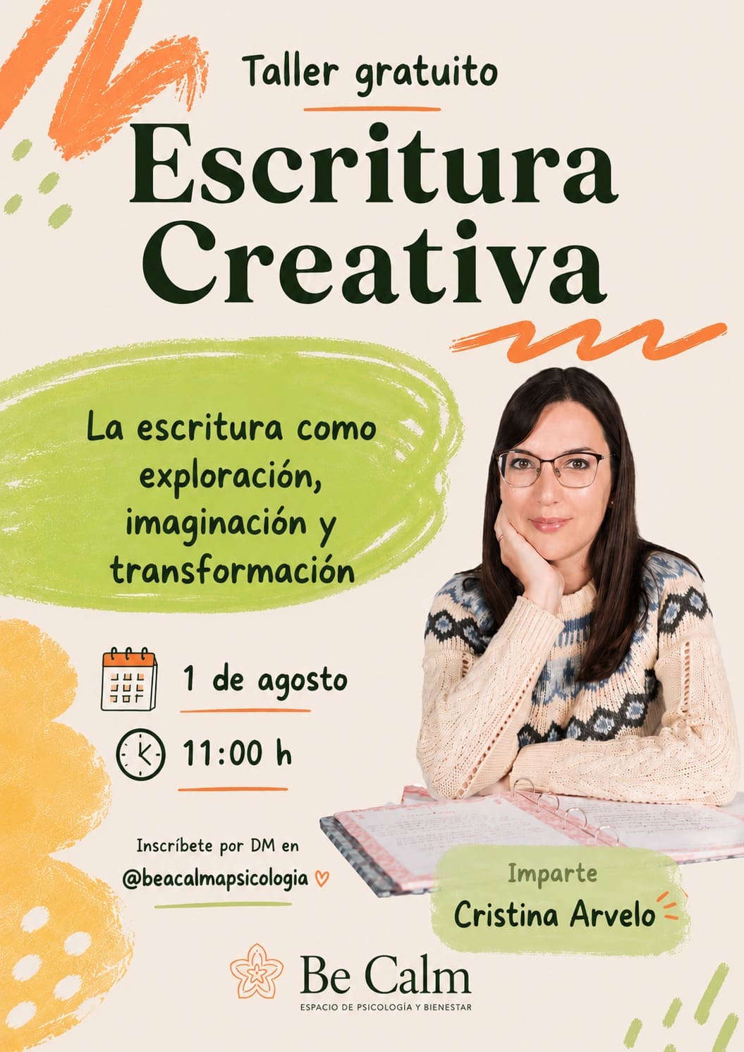 Taller de escritura creativa Cristina Arvelo